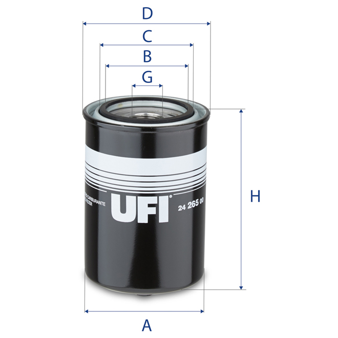 24-265-00 UFI DIESEL FILTER
