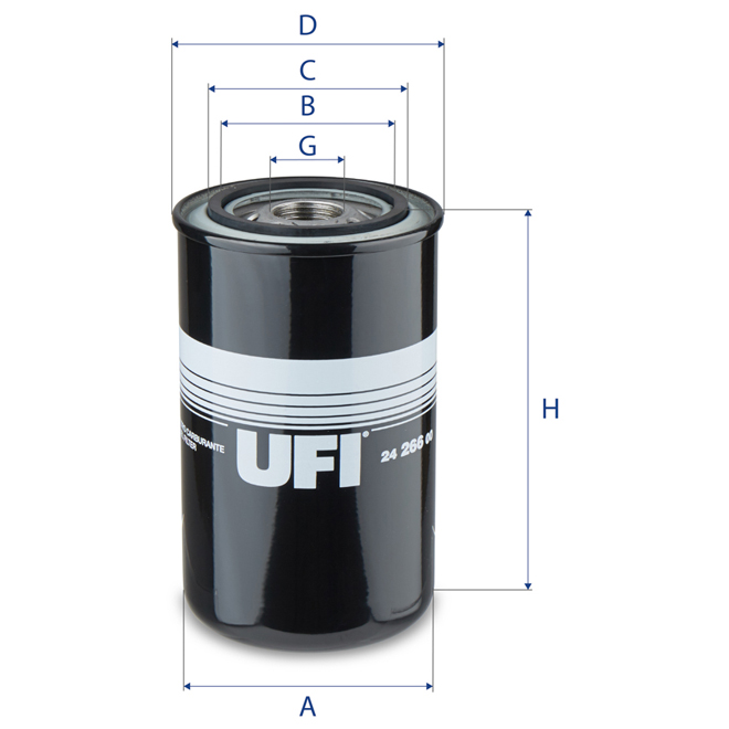 24-266-00 UFI DIESEL FILTER