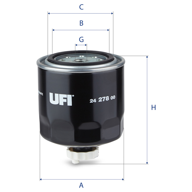 24-278-00 UFI DIESEL FILTER