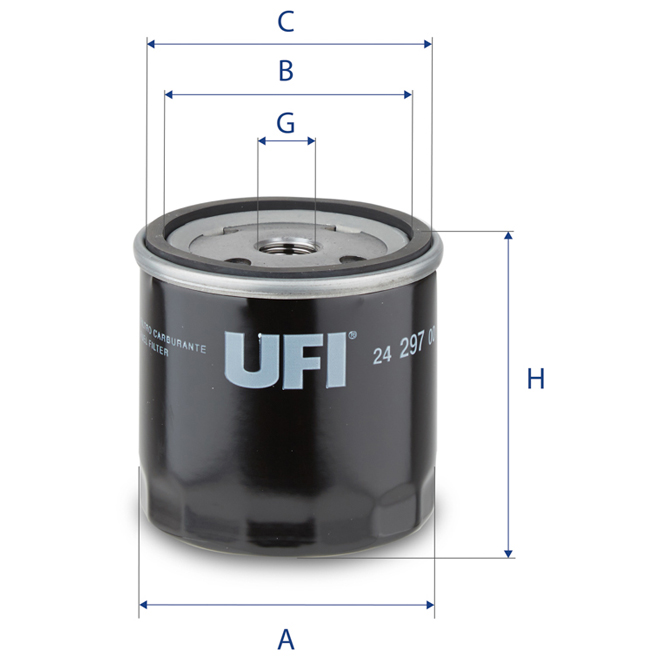 24-297-00 UFI DIESEL FILTER