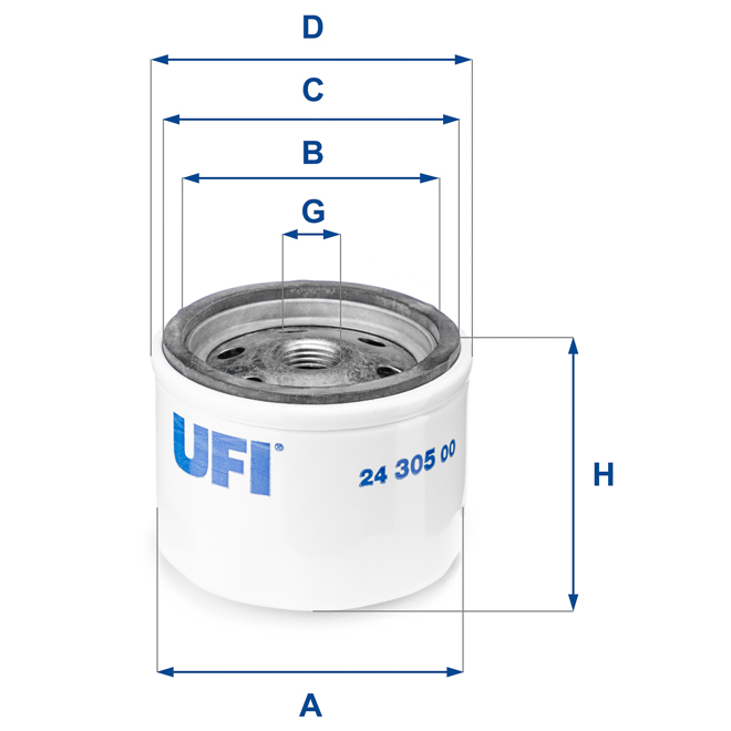 24-305-00 UFI DIESEL FILTER
