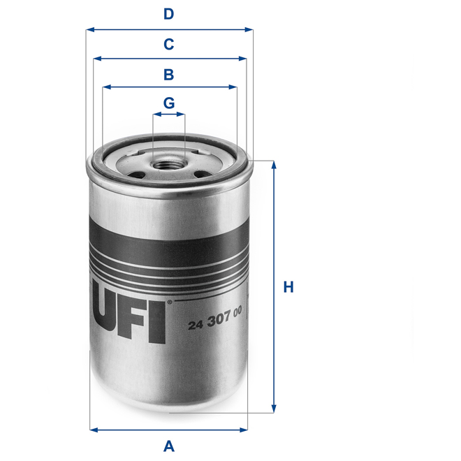 24-307-00 UFI FUEL FILTER 24 307 00