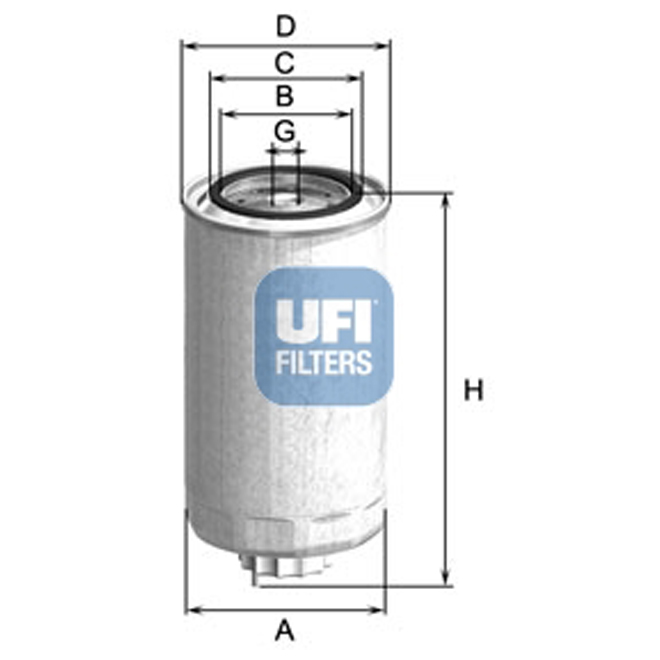 UFI DIESEL FILTER