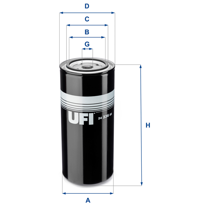 24-336-00 UFI FUEL FILTER 24 336 00