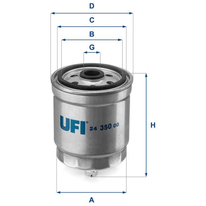 24-350-00 UFI DIESEL FILTER