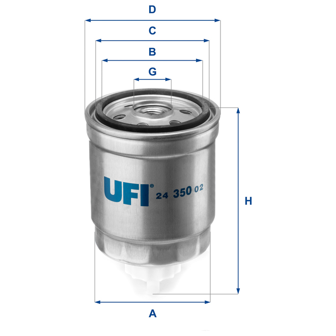 24-350-02 UFI DIESEL FILTER