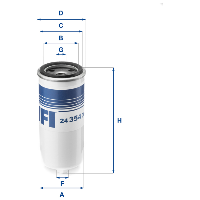 24-354-00 UFI DIESEL FILTER