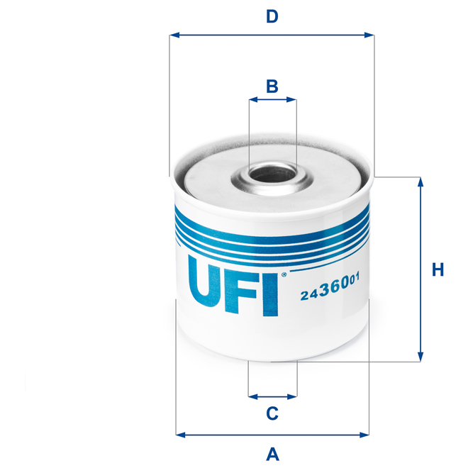 24-360-01 UFI DIESEL FILTER