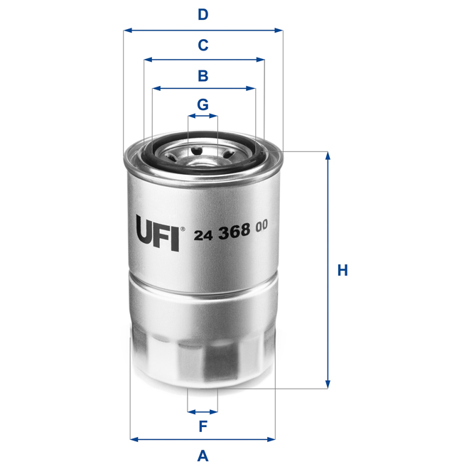 24-368-00 UFI DIESEL FILTER