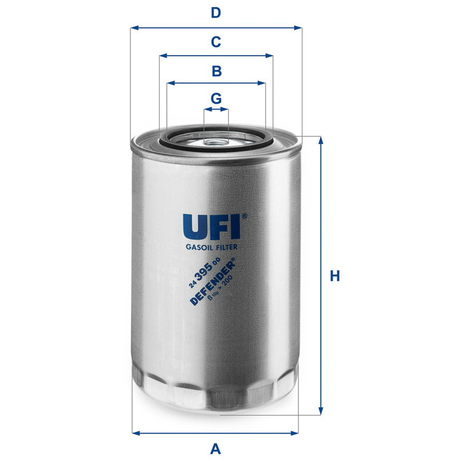 24-395-00 UFI FUEL FILTER 24 395 00