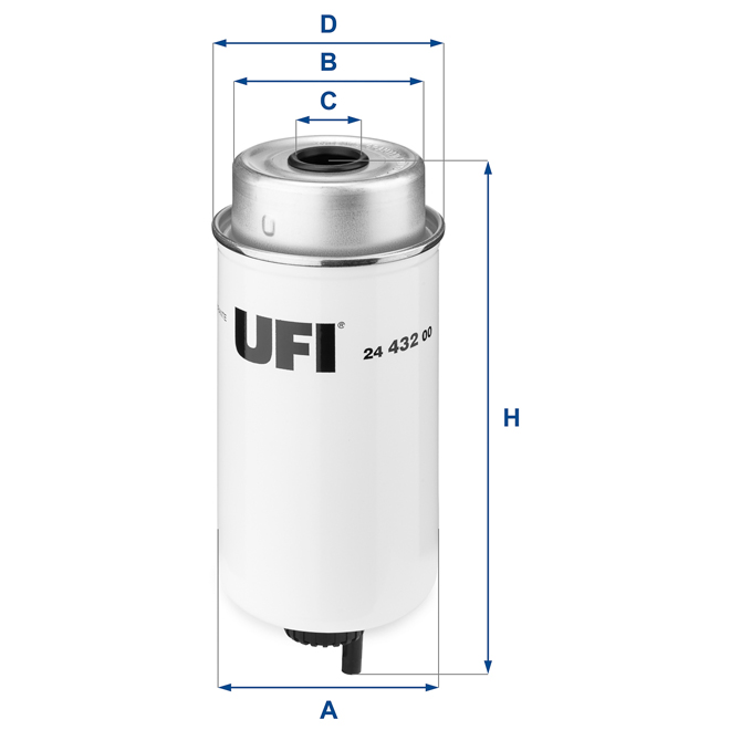 24-432-00 UFI FUEL FILTER 24 432 00