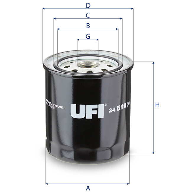 24-519-00 UFI DIESEL FILTER