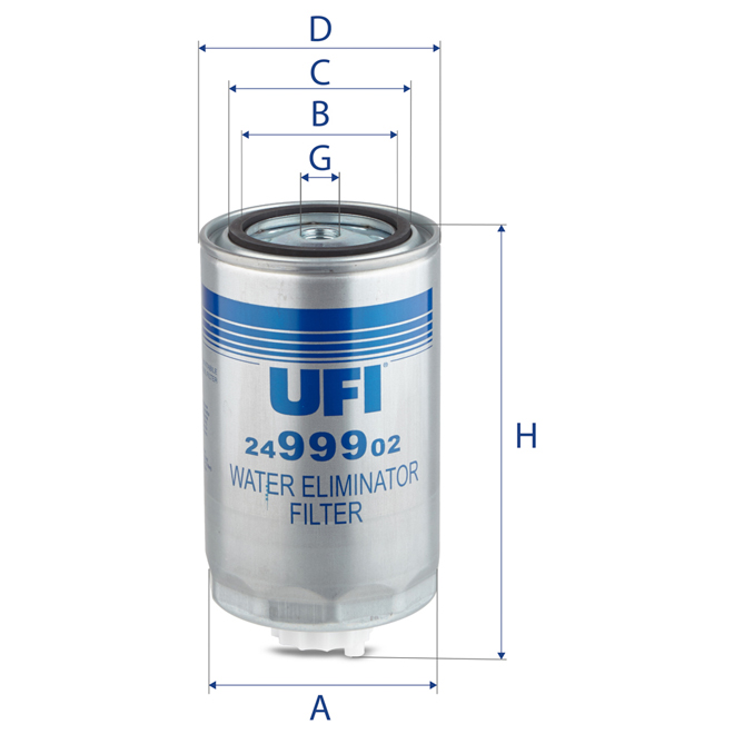 24-999-02 UFI DIESEL FILTER
