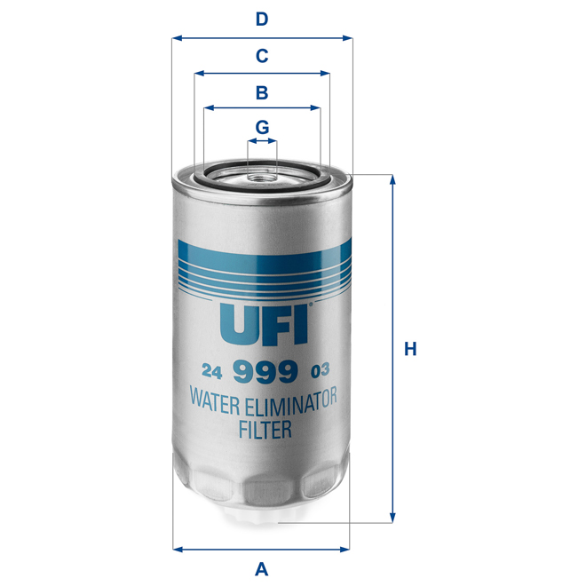 24-999-03 UFI DIESEL FILTER