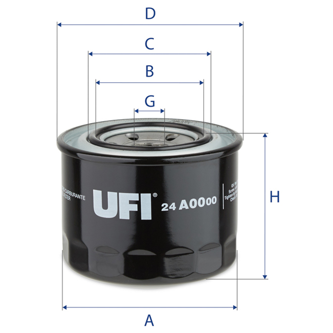 24-A00-00 UFI DIESEL FILTER