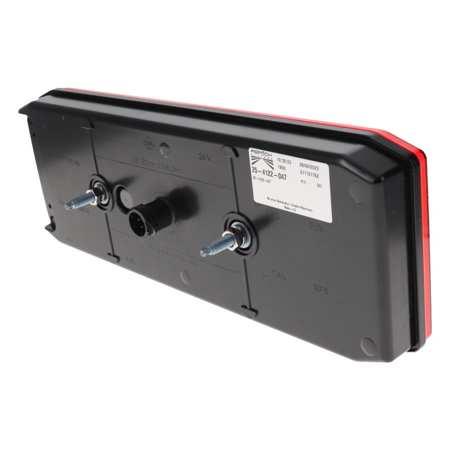 25-4122-047 Aspoeck Ecoled III RH Rear Lamp 7 Pin Amp