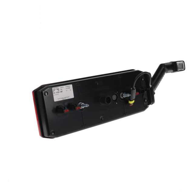 25-4123-067 Aspoeck Ecoled III LH Rear Lamp 7 Pin Amp + 2 X 2 Pin S/Seal - With LED Stalk & Side Marker Control Gear