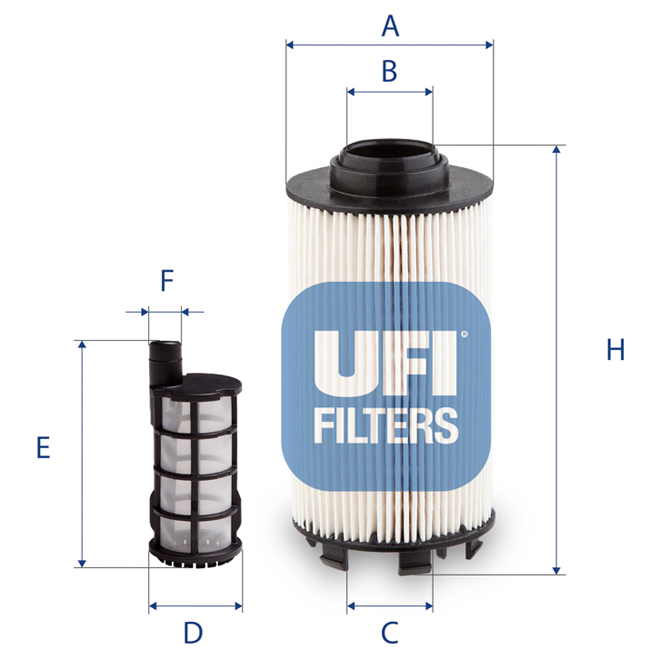 26-174-00 UFI DIESEL FILTER