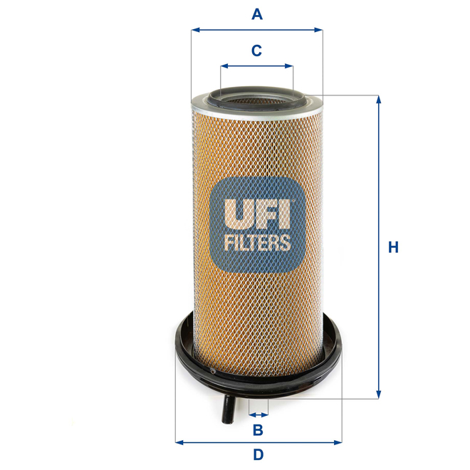 27-186-00 UFI AIR FILTER