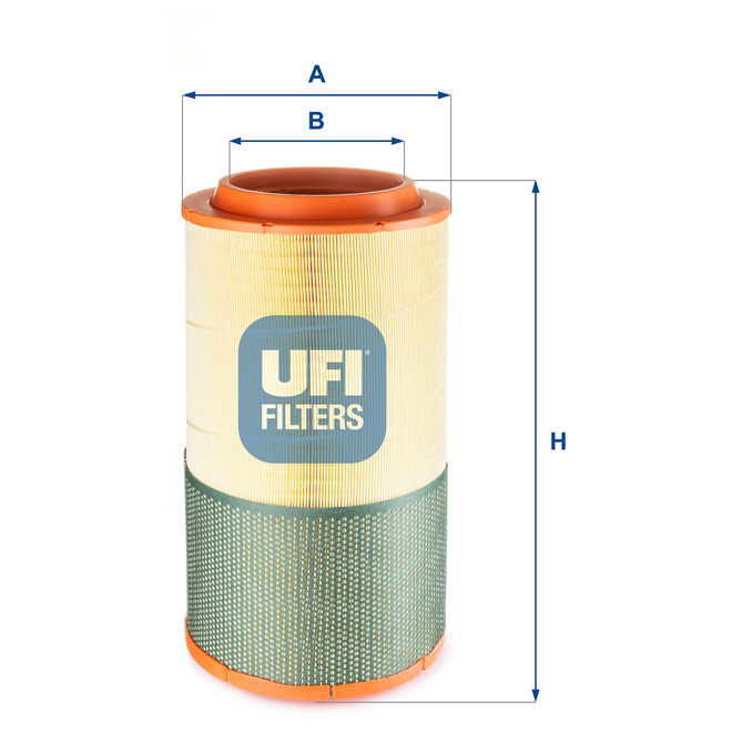 27-A12-00 UFI AIR FILTER 27 A12 00