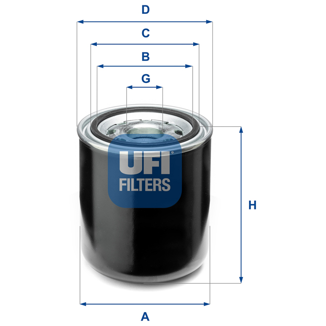 27-A66-00 UFI Air Dryer Filter 27 A66 00