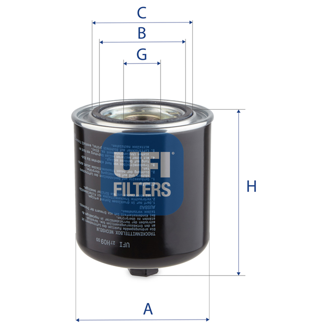 27-H09-00 UFI AIR FILTER