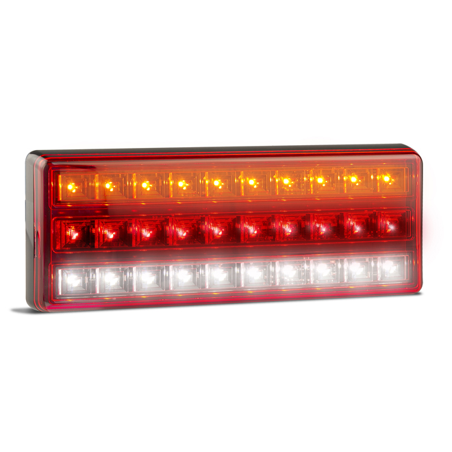 Rear Stop/Tail/Indicator/Reverse Lamp - 12/24V