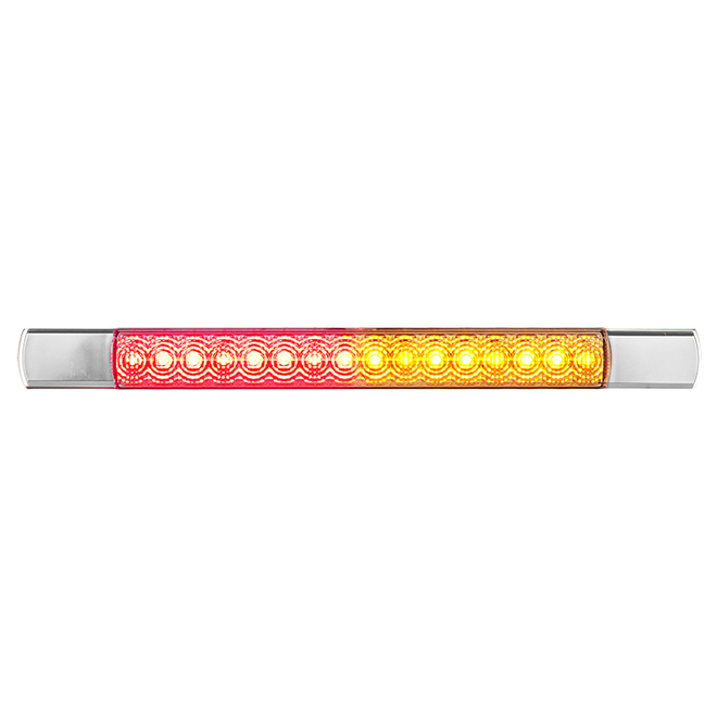 Compact Combination Rear Strip Lamp - Chrome - 12V