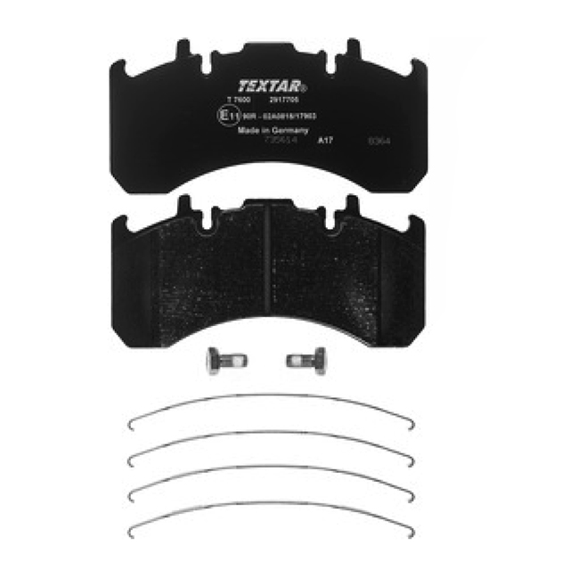 TEXTAR Brake Pad Kit Meritor VGT 195