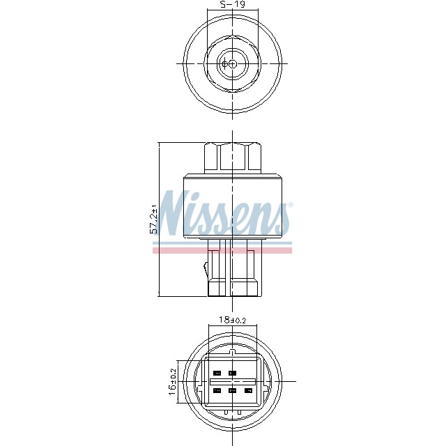 NISSENS PRESSURE SENSOR TO SUIT IVECO