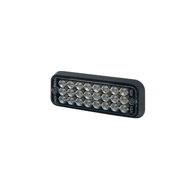 24 LED LOW PROFILE AMBER WARNING LAMP 12-24V