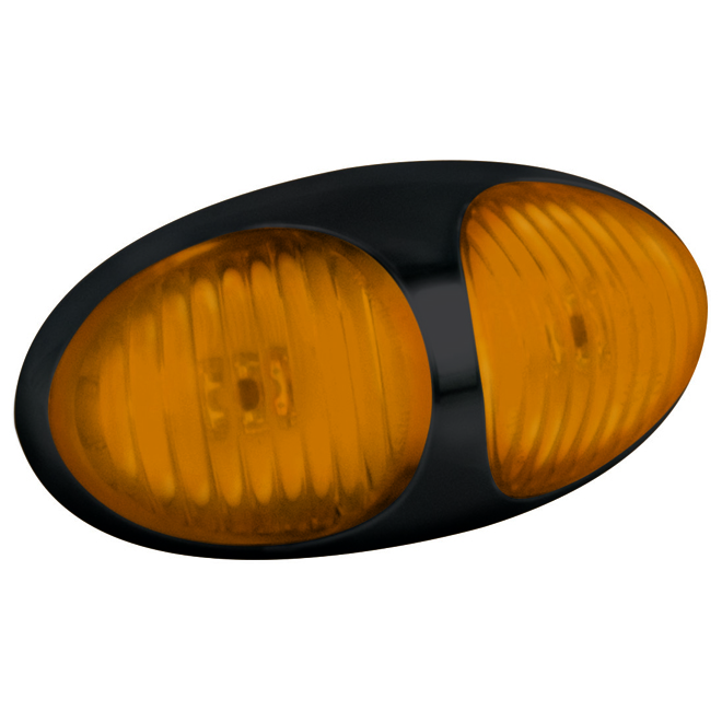 Amber Side Marker - Black