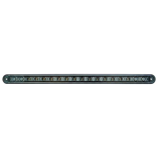 Compact Combination Rear Strip Lamp - Black - 12V