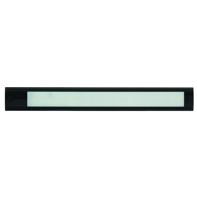 24V - 310Mm Interior Strip Lamp (Direct Current Only) - Black Aluminium