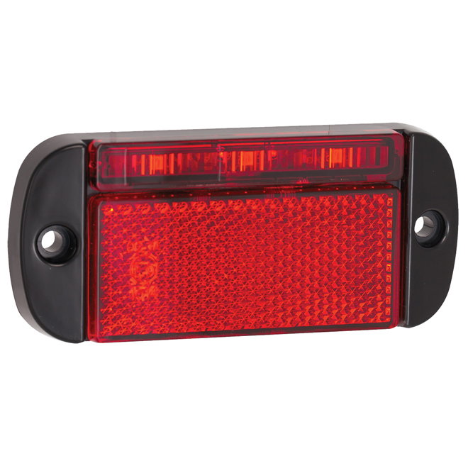 Low-Profile Rear Marker - Black Housing