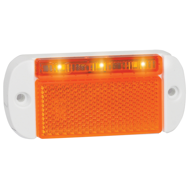 Low-Profile Side Marker - White Housing