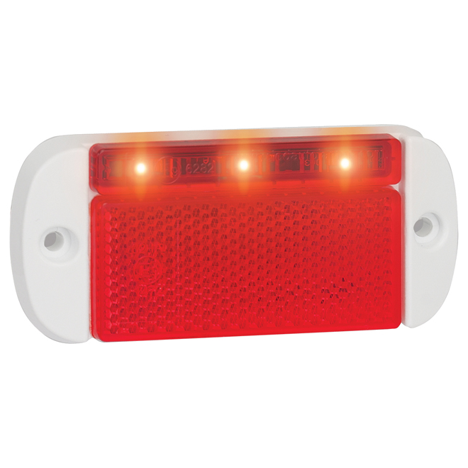 Low-Profile Rear Marker - White Housing