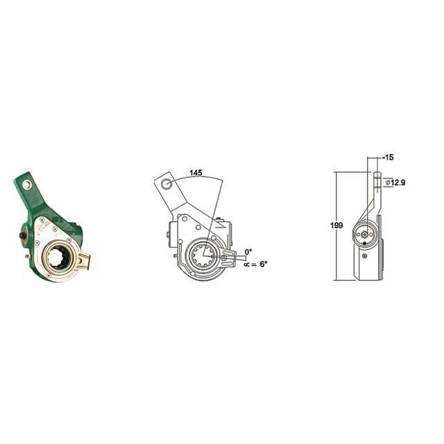 MEI AUTOMATIC SLACK ADJUSTER BUS VOLVO R
