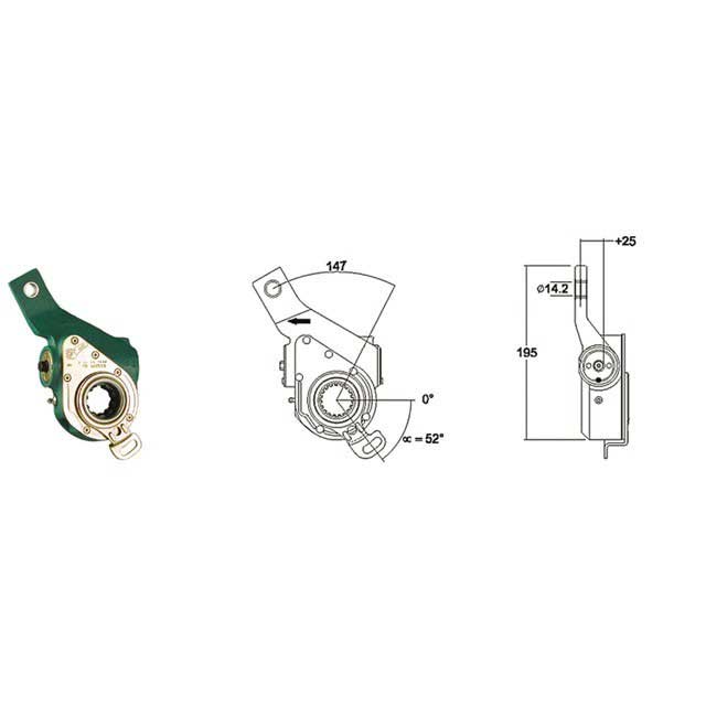 MEI AUTOMATIC SLACK ADJUSTER BUS NEOPLAN R