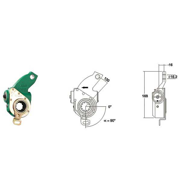 MEI AUTOMATIC SLACK ADJUSTER TRUCK & BUS SCANIA L