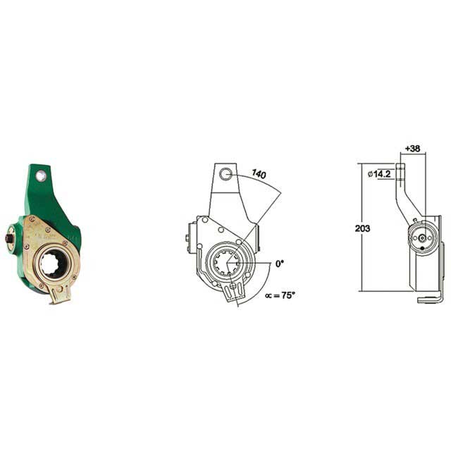 MEI AUTOMATIC SLACK ADJUSTER BUS DAF L