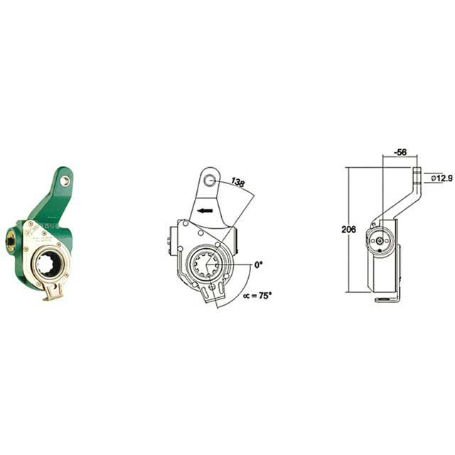 MEI AUTOMATIC SLACK ADJUSTER BUS MCW L