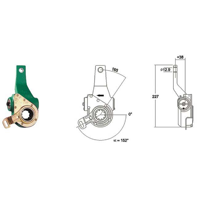 MEI AUTOMATIC SLACK ADJUSTER BUS DENNIS L