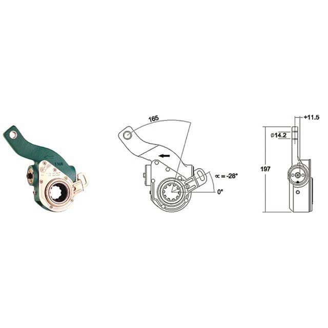 MEI AUTOMATIC SLACK ADJUSTER TRUCK DAF L