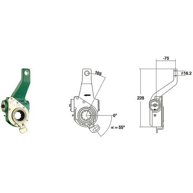 MEI AUTOMATIC SLACK ADJUSTER TRUCK DAF