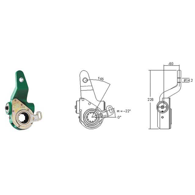 MEI AUTOMATIC SLACK ADJUSTER TRUCK DAF