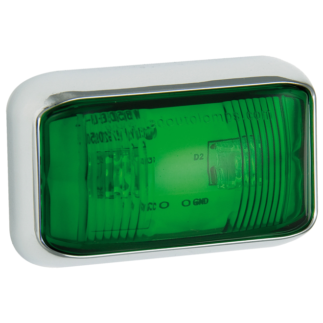 ABS Marker Lamp - Chrome Bracket