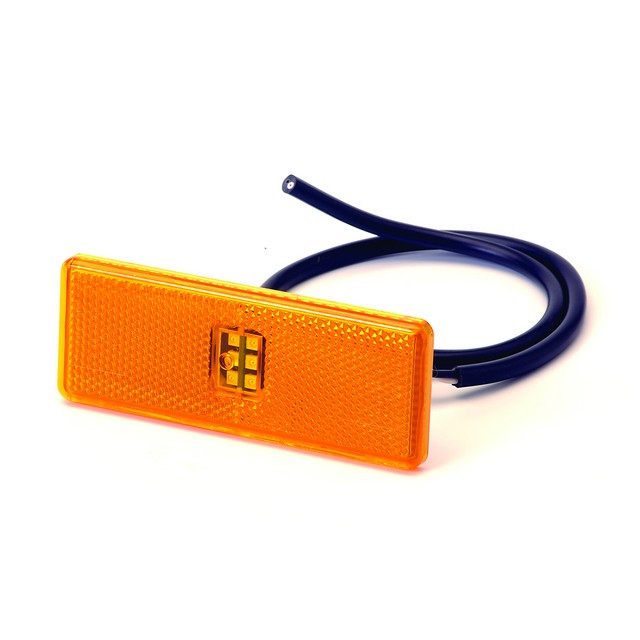 M594 LED Amber Marker Lamp with Reflector & Flylead