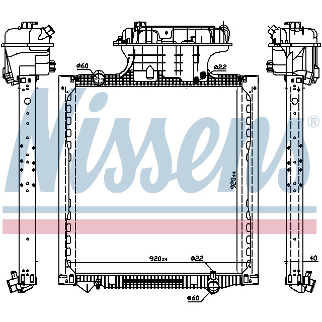 NISSENS RADIATOR TO SUIT MAN