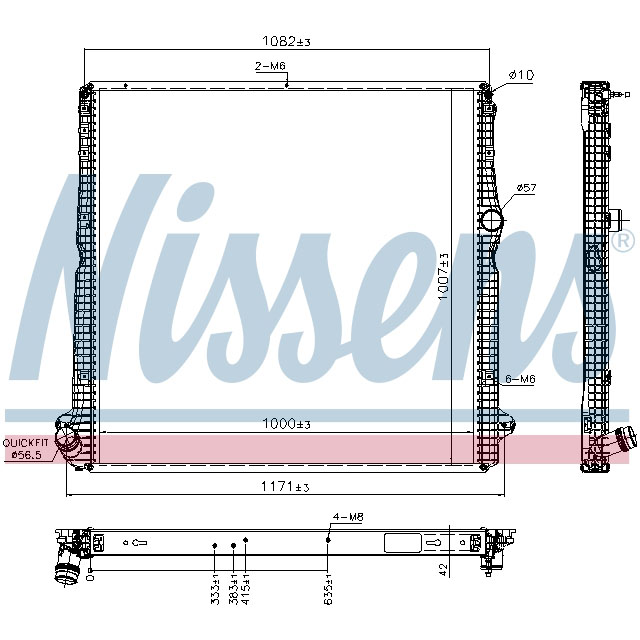 NISSENS RADIATOR TO SUIT SCANIA